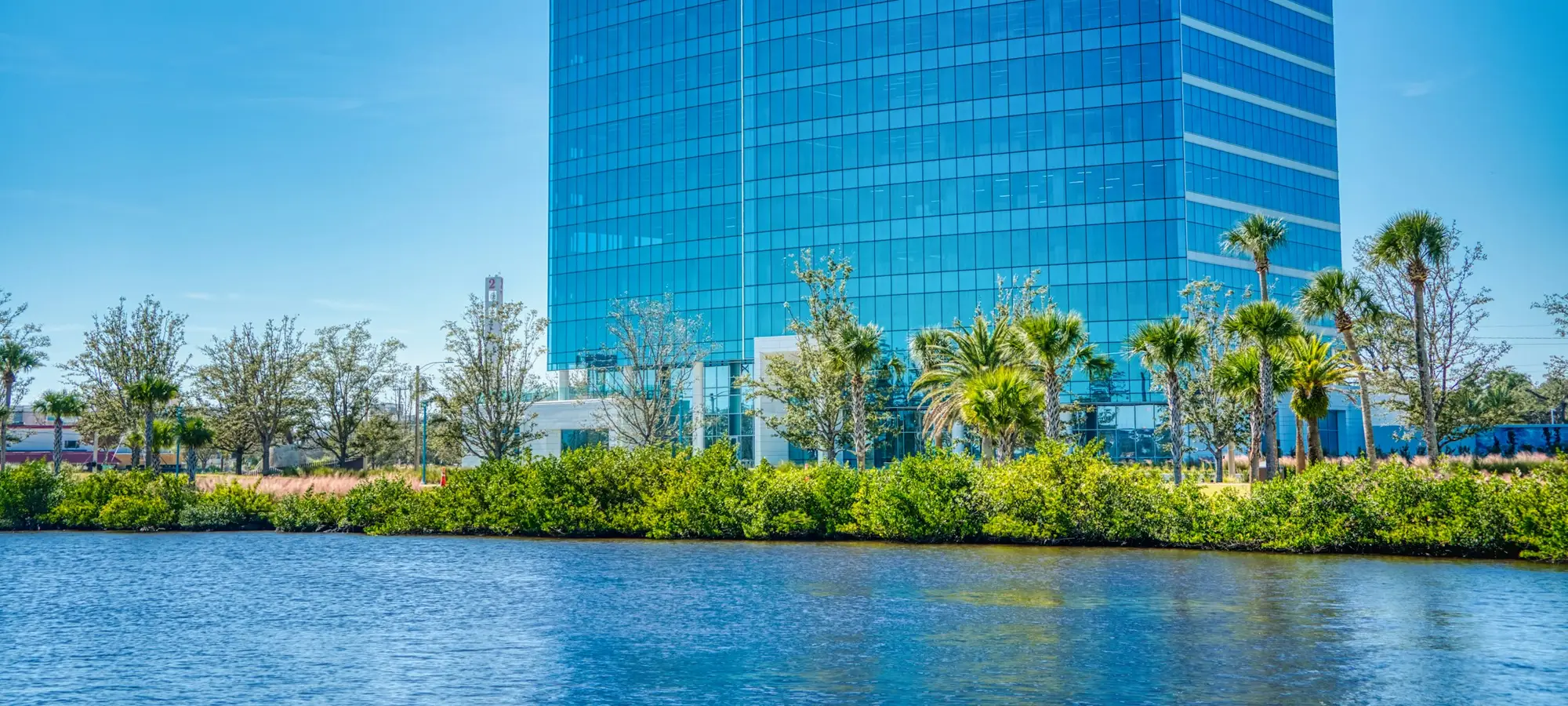 Office building by the water in Daytona Beach