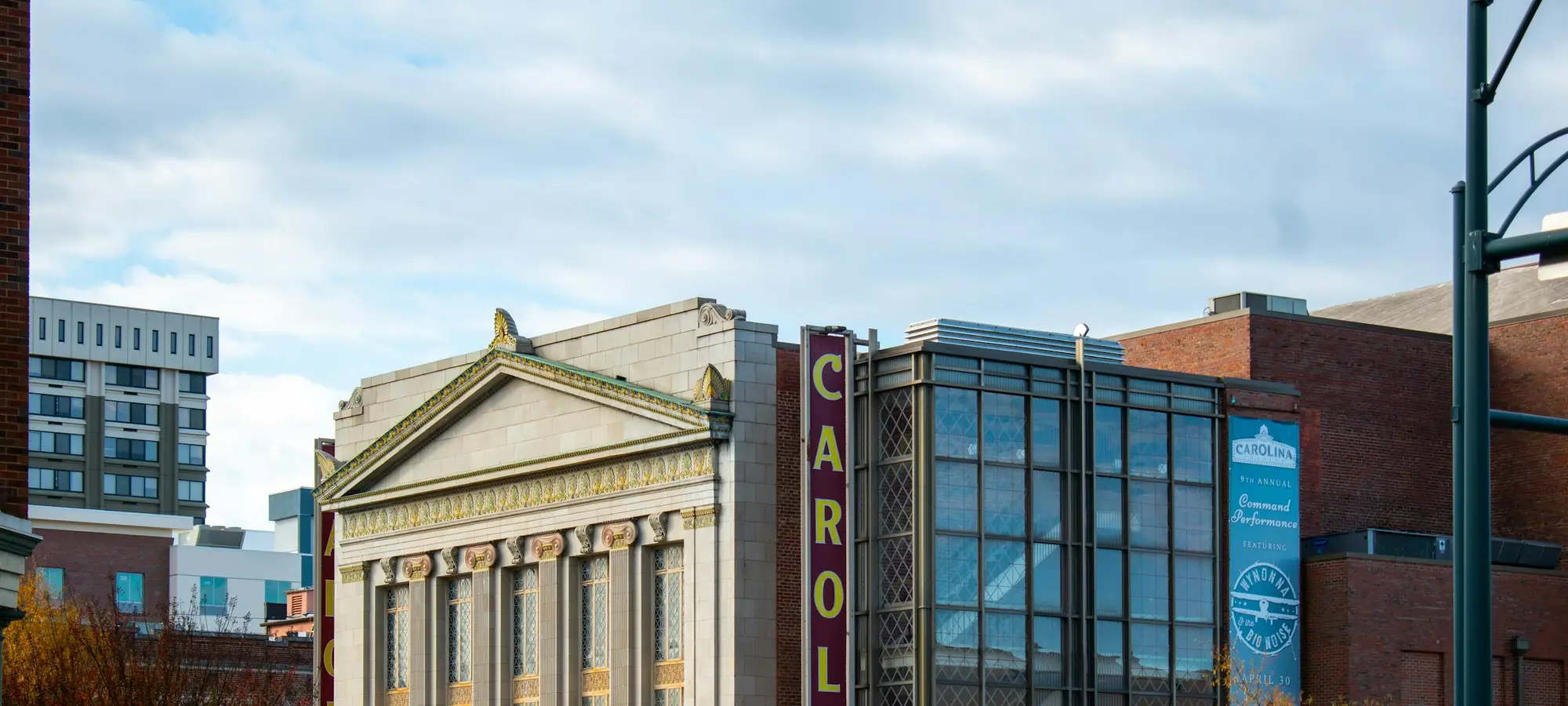 The Carolina Theatre in downtown Greensboro
