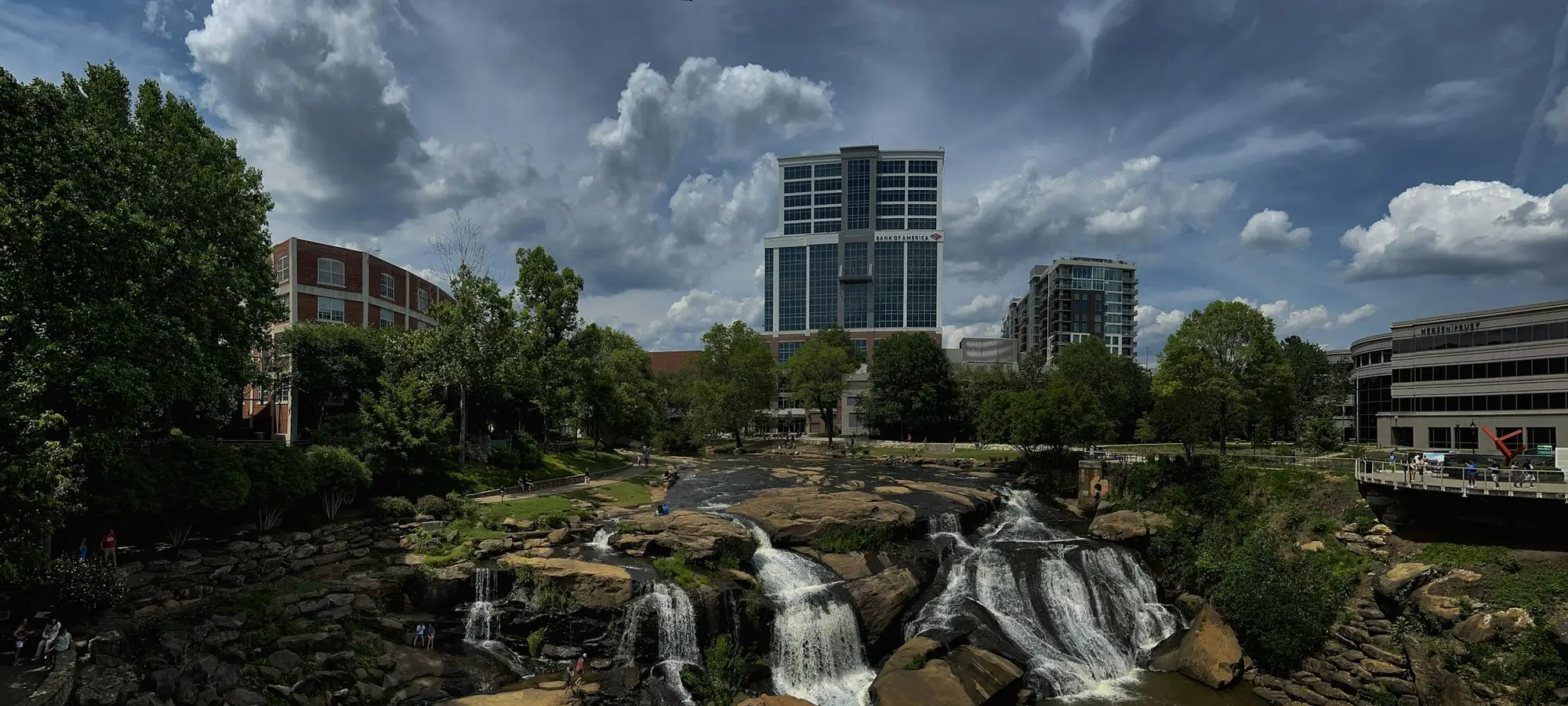 Falls Park on the Reedy River in downtown Greenville